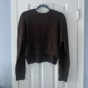 unchartered threads brown sweater